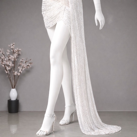 Banjul Strapless Crystal & Sequin Dress - Picture 11 of 16